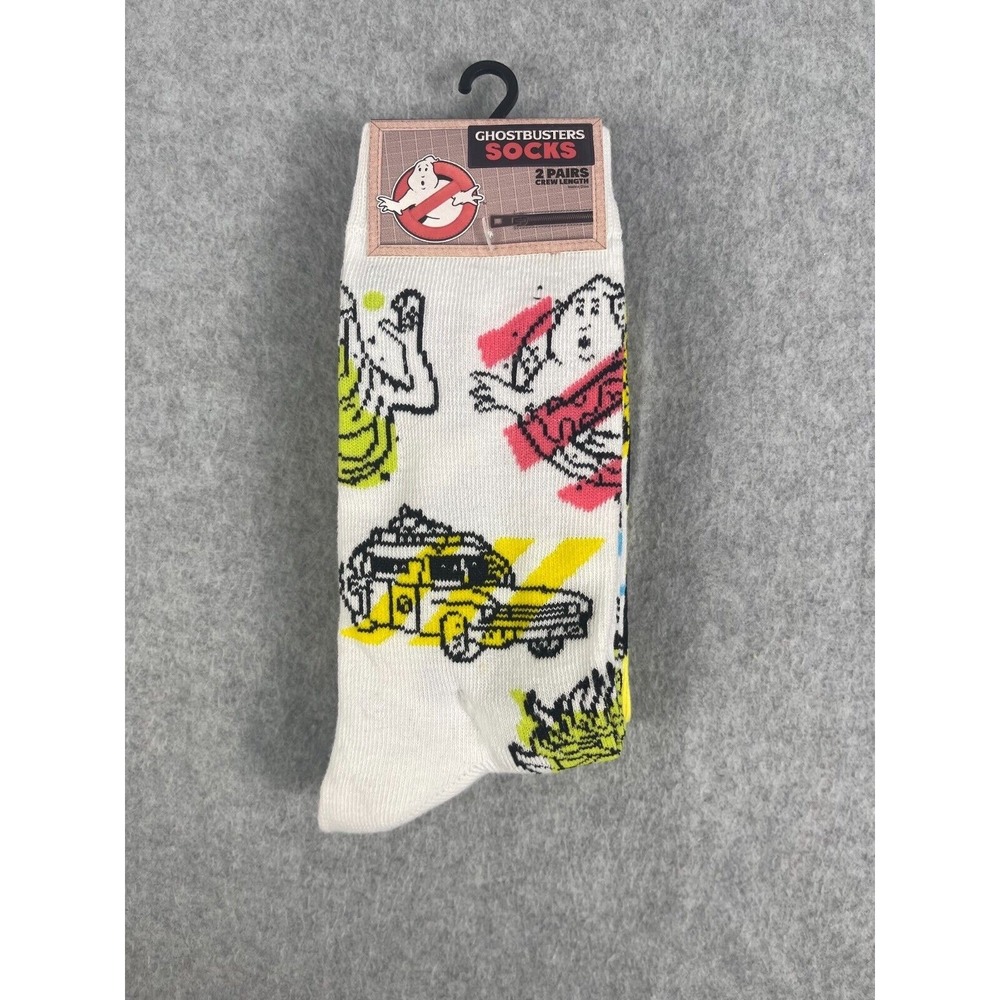 Odd Sox Ghostbusters Socks Men's Size 6.5-12 Crew Socks 2 Pack New